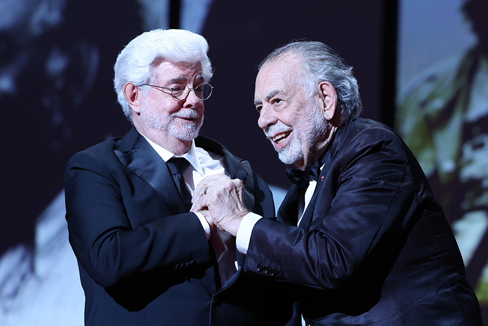 Francis Ford Coppola Presents George Lucas With Honorary Palme d’Or as the Iconic Directors Reflect on an ‘Association That Has Lasted a Lifetime’