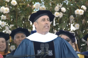 Jerry Seinfeld’s Duke University Commencement Speech Spurs Walkouts as Students Chant ‘Free Palestine’
