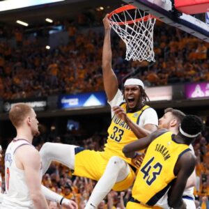 Pacers roll into Game 7 with dominant home win