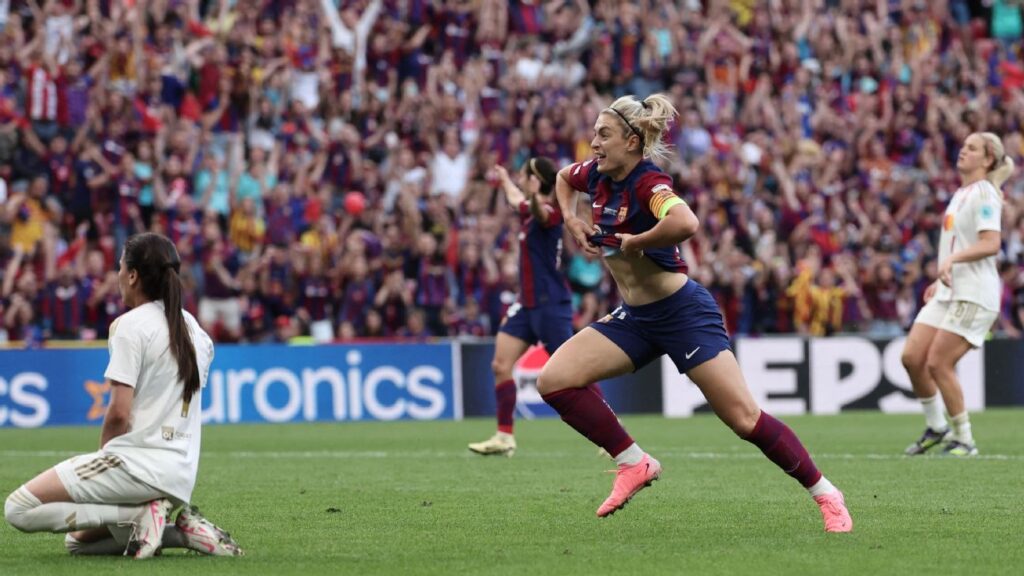 Putellas ‘queen of Barcelona’ in historic UWCL win