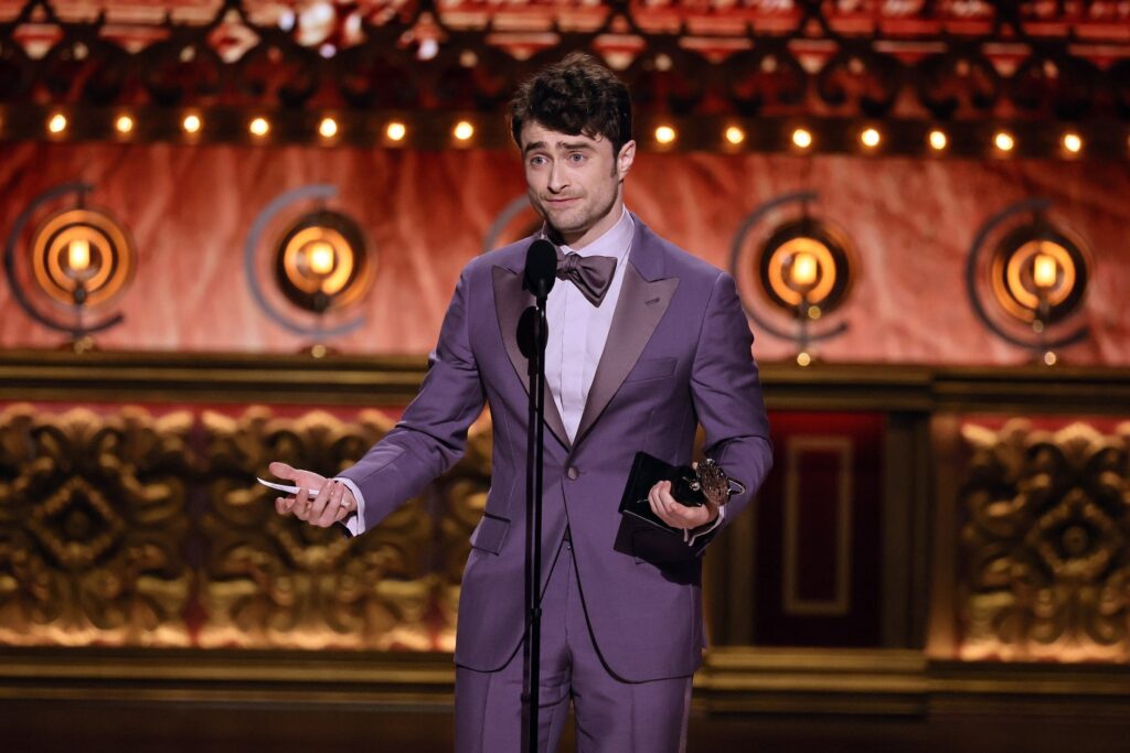 Daniel Radcliffe Wins His First Tony Award for ‘Merrily We Roll Along’