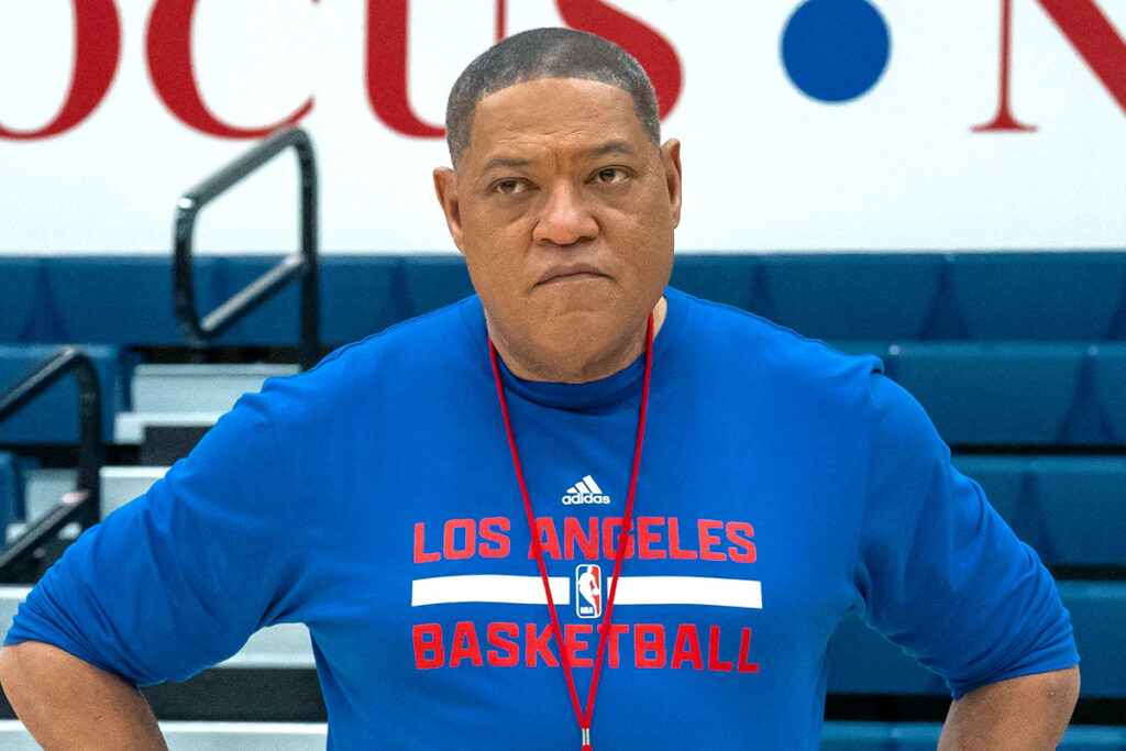 Laurence Fishburne Talks Meeting Doc Rivers for ‘Clipped’ and His Sauna Scenes With LeVar Burton