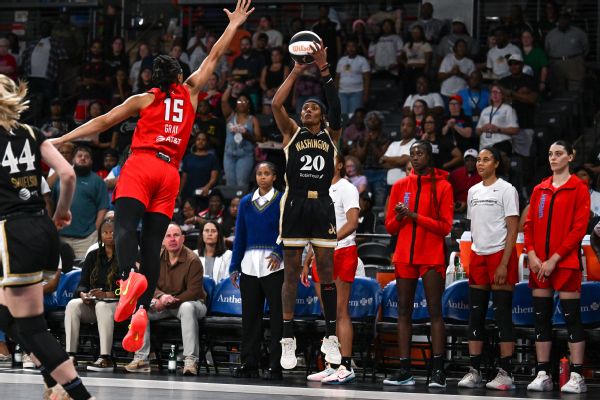 Sykes’ return helps Mystics to 1st win of season