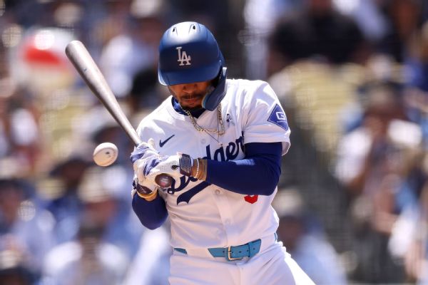 Dodgers’ Betts fractures hand; out ‘for some time’