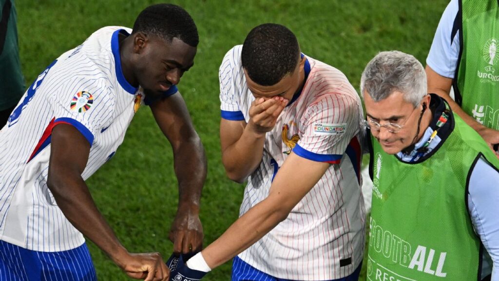 Mbappe injury ‘big negative’ in France Euro win