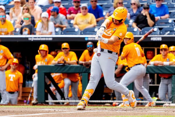 Vols advance to first MCWS finals in modern era