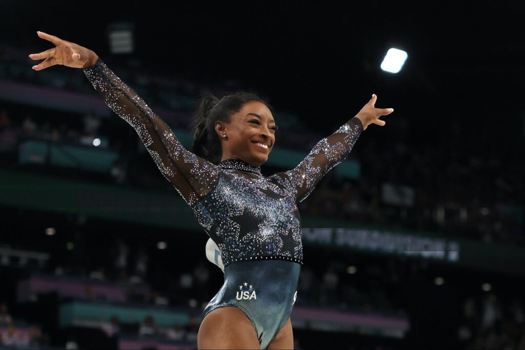 Simone Biles Nails Top Scores at the Paris Olympics Despite a Leg Injury. Here’s What Her Performance Teaches About the Power of Grit.