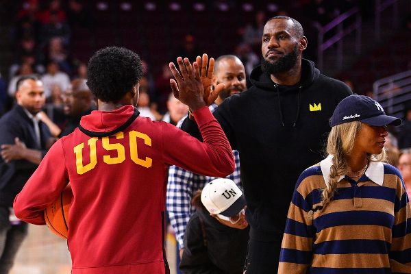 LeBron says Bronny ‘doesn’t care’ about critics