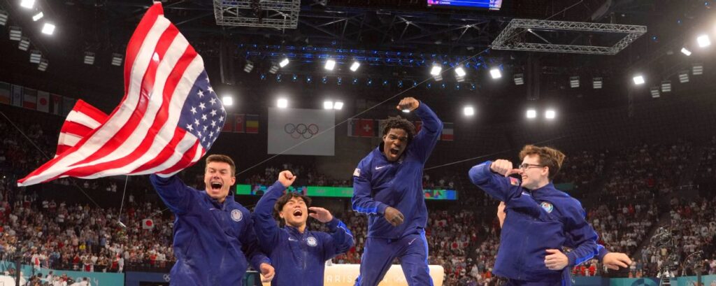 Updates from Paris: U.S. men’s gymnastics wins first team medal since 2008