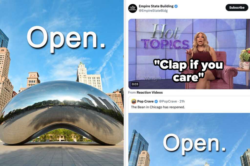 This Drama Between The Empire State Building And Chicago’s Bean Is Genuinely Hilarious