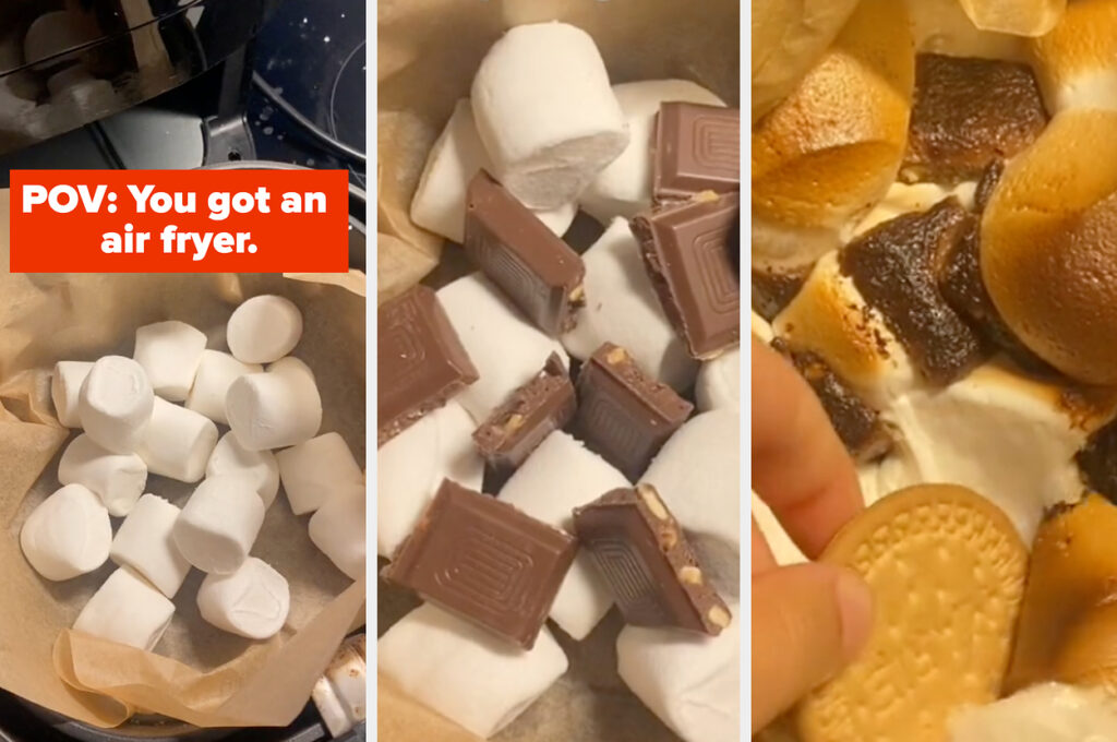 People Are Using Their Air Fryers To Create “Indoor S’mores,” And Honestly, The Method Is Genius